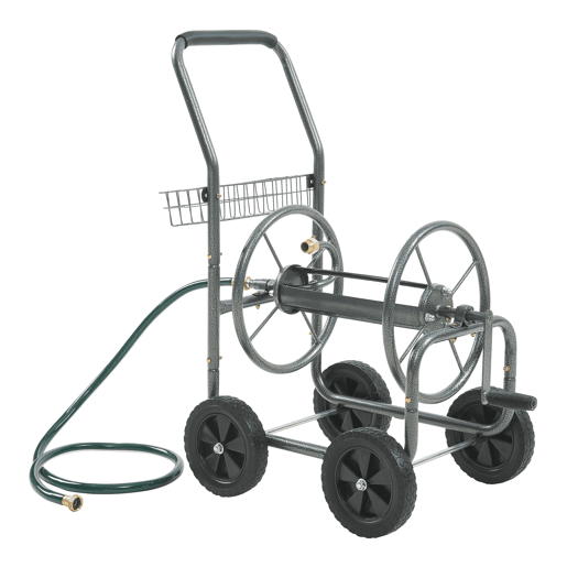 Carrinho de mangueira Gelibolu para 34 polegadas máx. 65 m cinzento pro.tec Carrinho de mangueira Gelibolu para 34 polegadas máx. 65 m cinzento pro.tec