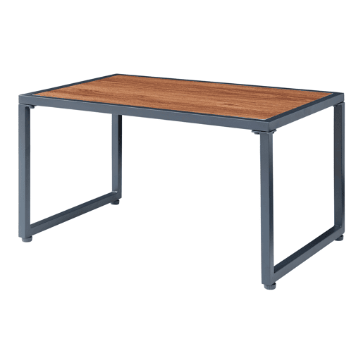 Conjunto de mobiliário de jardim Karg mesa + sofá Cinzento escuro  Rotim casa.pro