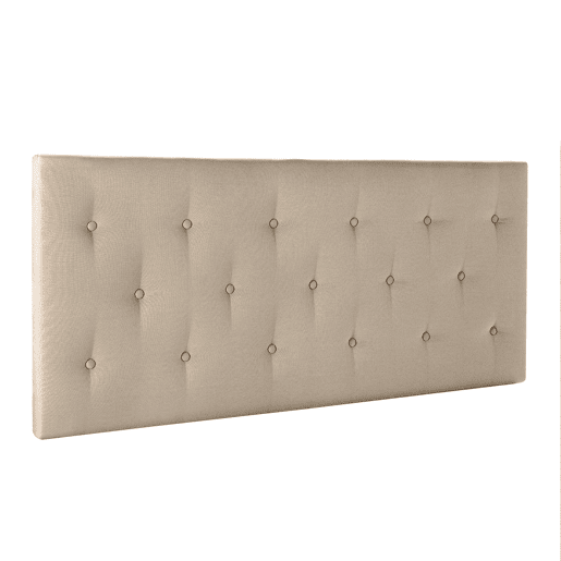 Cabeceira estofada Turin 150x60 cm Bege