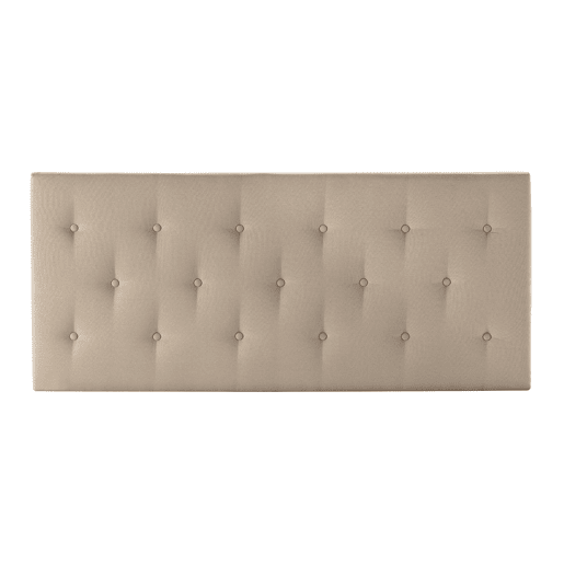 Cabeceira estofada Turin 150x60 cm Bege