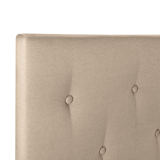 Cabeceira estofada Turin 150x60 cm Bege