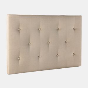 Cabeceira estofada Turin 90x60 cm Bege