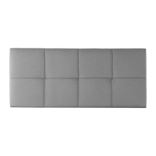 Cabeceira estofada Sicilia 160x60 cm Cinza
