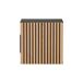 Armario de pared 1 puerta Gaia Armario de pared 1 puerta Gaia Negro/ Madera
