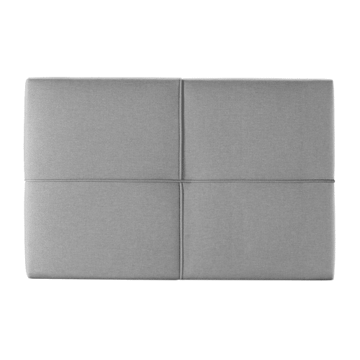 Cabeceira estofada Sicilia 90x60 cm Cinza