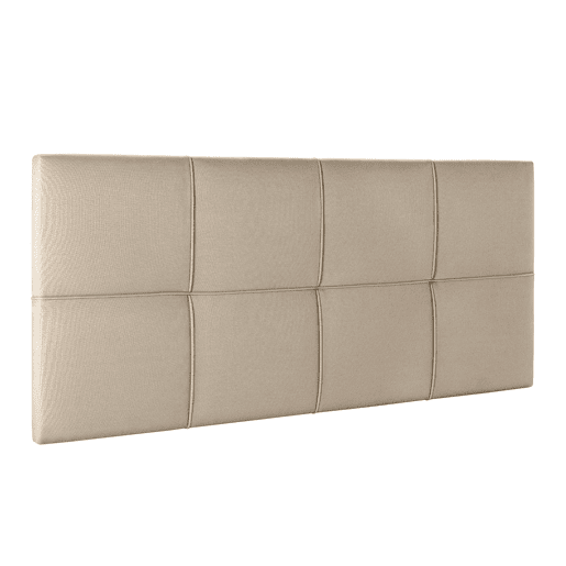 Cabeceira estofada Sicilia 160x60 cm Bege