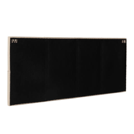 Cabeceira estofada Sicilia 160x60 cm Bege