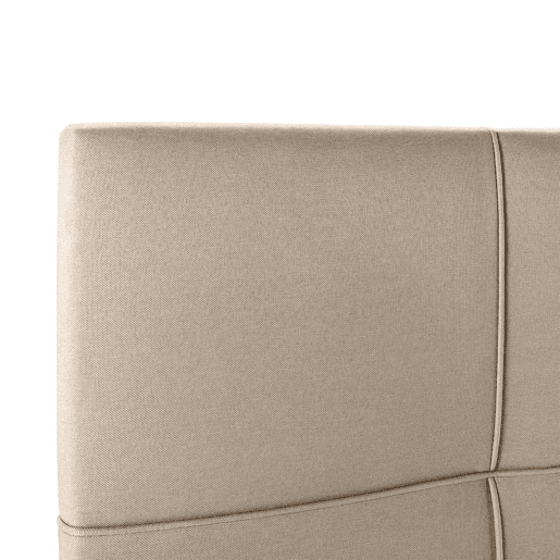 Cabeceira estofada Sicilia 160x60 cm Bege