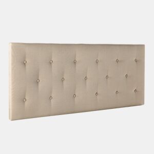 Cabeceira estofada Turin 160x60 cm Bege