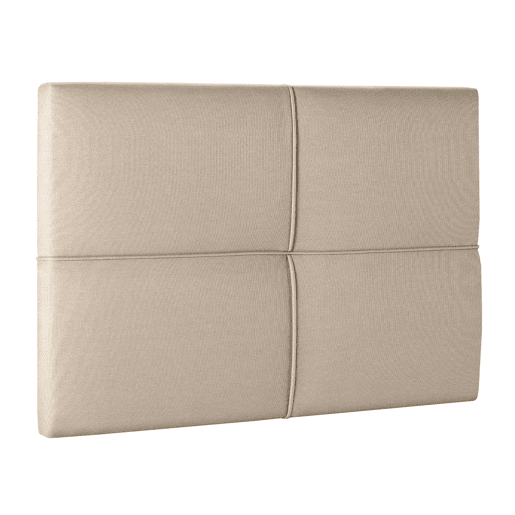 Cabeceira estofada Sicilia 90x60 cm Bege