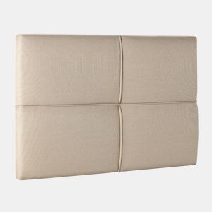 Cabeceira estofada Sicilia 90x60 cm Bege