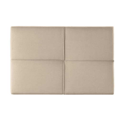 Cabeceira estofada Sicilia 90x60 cm Bege