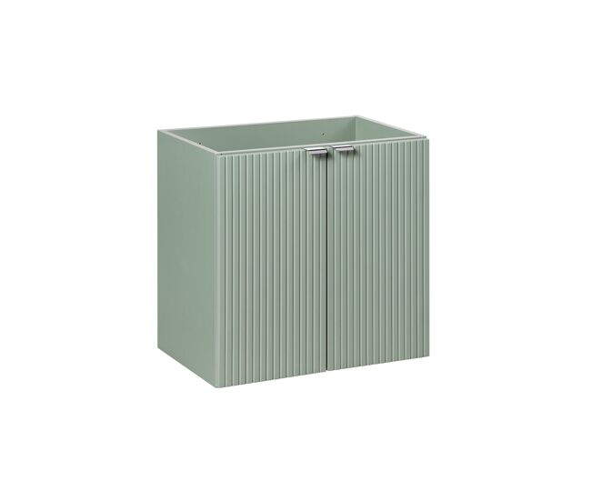 Mueble bajo lavabo 60cm 2 puertas jade verde