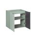 Mueble bajo lavabo 2 puertas Jade Mueble bajo lavabo 2 puertas Jade Verde