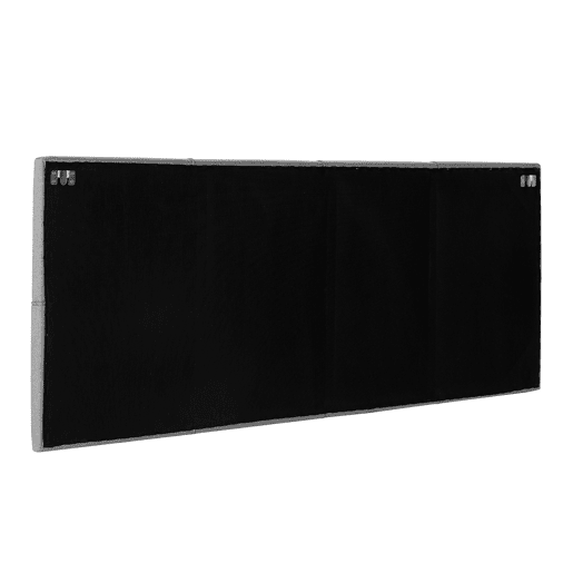 Cabeceira estofada Sicilia 140x60 cm Cinza Cabeceira estofada Sicilia 140x60 cm Cinza