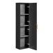 Conjunto de muebles con doble lavabo espejos LED y columna Adriel 120 Conjunto de muebles con doble lavabo espejos LED y columna Adriel 120 Madera