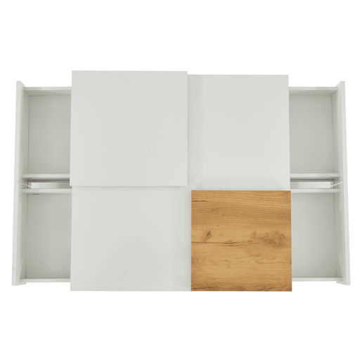 Mesa de centro quadrada 75x75x33,5cm - com 4 gavetas - Branco Mesa de centro quadrada 75x75x33,5cm - com 4 gavetas - Branco
