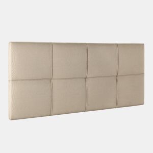 Cabeceira estofada Sicilia 150x60 cm Bege