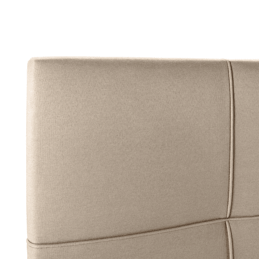 Cabeceira estofada Sicilia 150x60 cm Bege