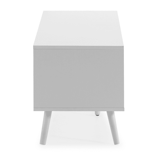 Móvel Tv Telmo 3 portas cor Branco 130 cm