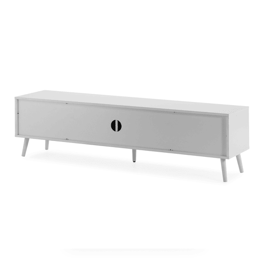 Móvel Tv Telmo 4 portas cor Branco 160 cm