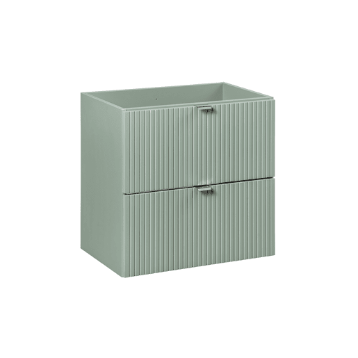 Móvel lavatório 60cm 2 gavetas Verde Jade