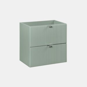 Móvel lavatório 60cm 2 gavetas Verde Jade