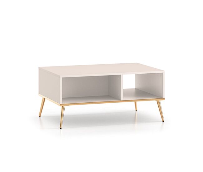 Mesa de centro Olivia Cachemira y Dorado