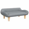 Sofá infantil - Sofá para crianças 70x40x24 cm tecido cinzento-claro