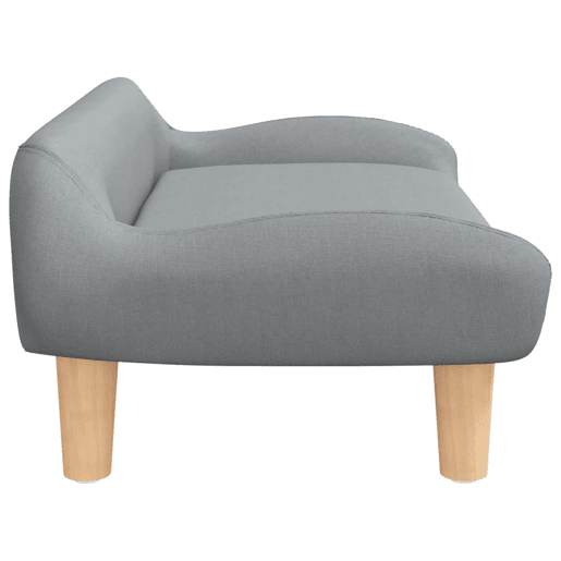 Sofá infantil - Sofá para crianças 70x40x24 cm tecido cinzento-claro