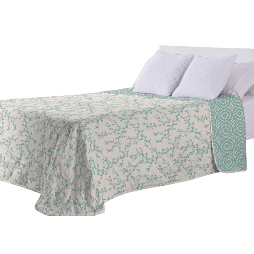 Edredão Bouti Reversível Dupla Face Gia Cama 150cm Donegal Collections