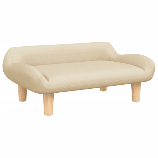 Sofá infantil - Sofá para crianças 70x40x24 cm tecido cor creme