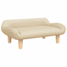 Sofá infantil - Sofá para crianças 70x40x24 cm tecido cor creme