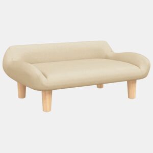 Sofá infantil - Sofá para crianças 70x40x24 cm tecido cor creme