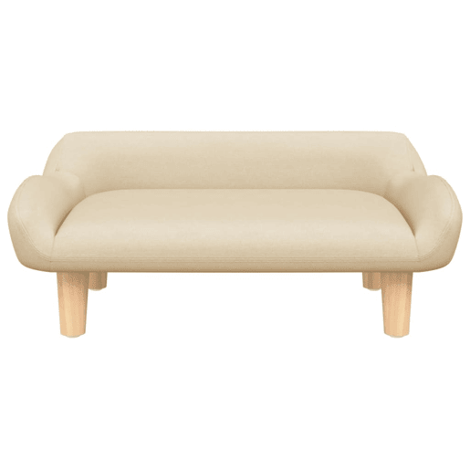 Sofá infantil - Sofá para crianças 70x40x24 cm tecido cor creme