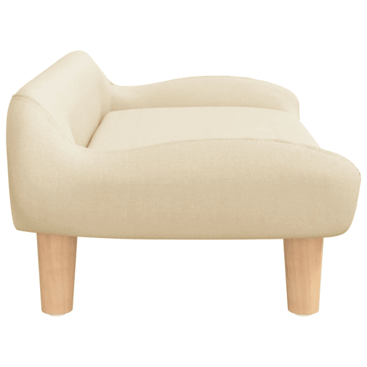 Sofá infantil - Sofá para crianças 70x40x24 cm tecido cor creme