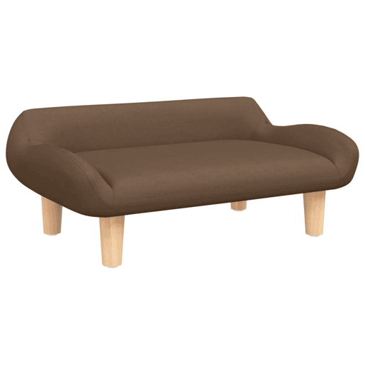 Sofá infantil - Sofá para crianças 70x40x24 cm tecido castanho