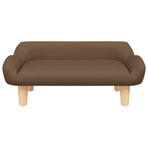 Sofá infantil - Sofá para crianças 70x40x24 cm tecido castanho