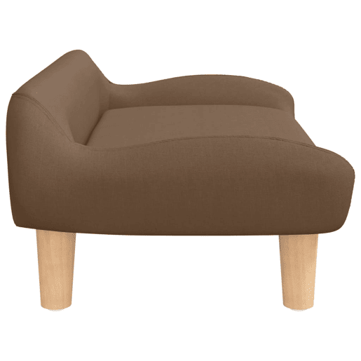 Sofá infantil - Sofá para crianças 70x40x24 cm tecido castanho
