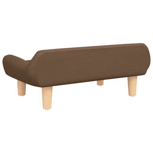 Sofá infantil - Sofá para crianças 70x40x24 cm tecido castanho