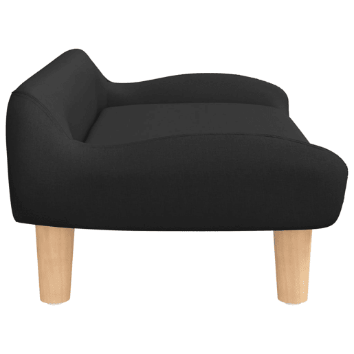 Sofá infantil - Sofá para crianças 70x40x24 cm tecido preto