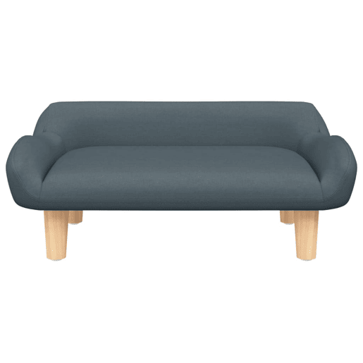 Sofá infantil - Sofá para crianças 70x40x24 cm tecido cinzento-escuro