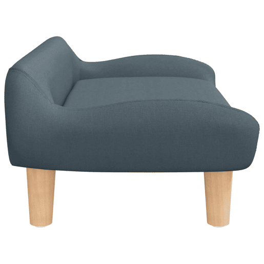 Sofá infantil - Sofá para crianças 70x40x24 cm tecido cinzento-escuro