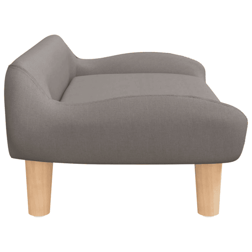 Sofá infantil - Sofá para crianças 70x40x24 cm tecido cinzento-acastanhado
