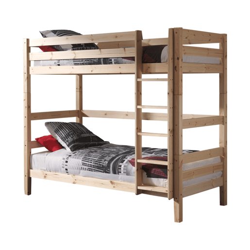 Beliche 90x200 Altura 180 cm Molas Incluídas Vipack Pino - Madeira