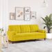 Sofá de 3 plazas - sofá de salón con cojines Sofá de 3 plazas - sofá de salón con cojines Amarillo