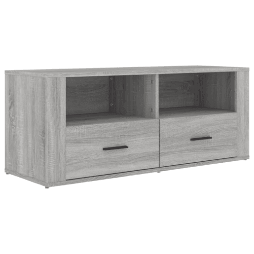 Móvel de TV - Modulo de TV - Armário de TV 100x35x40 cm derivados de madeira cinzento sonoma