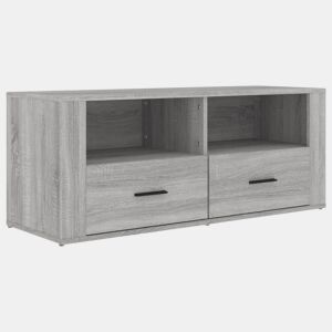 Móvel de TV - Modulo de TV - Armário de TV 100x35x40 cm derivados de madeira cinzento sonoma