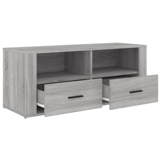 Móvel de TV - Modulo de TV - Armário de TV 100x35x40 cm derivados de madeira cinzento sonoma