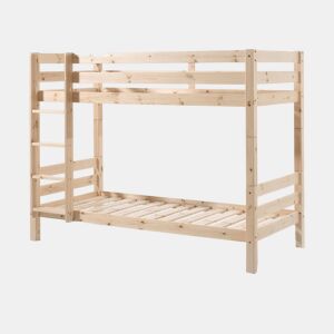 Beliche 90x200 Altura 160 cm Molas Incluídas Vipack Pino - Madeira